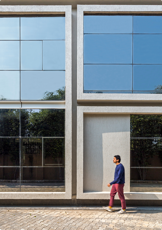 Contemporary Concrete Building Exterior